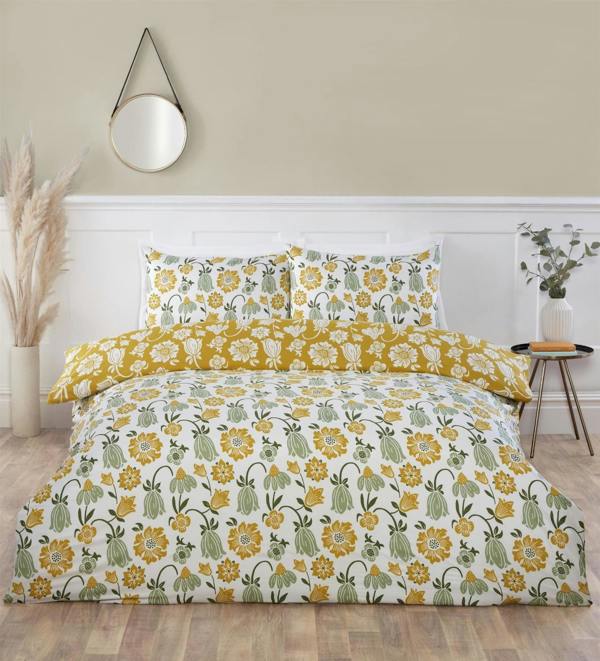 Victorian Bloom Green Duvet Cover Set