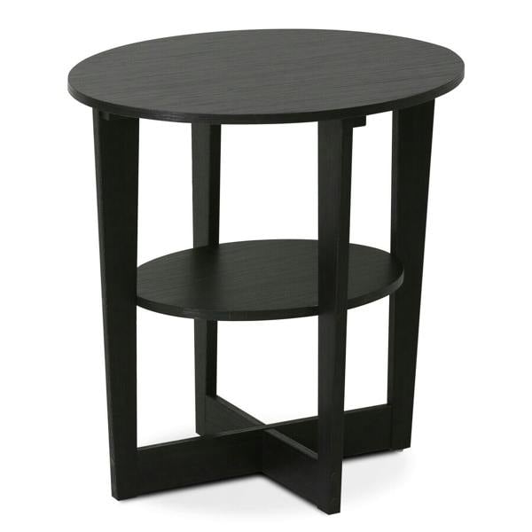 WALPLUS JAYA | Modern Furniture Piece for Stylish and Functional Home Use | 15019WN Oval End Table, Walnut