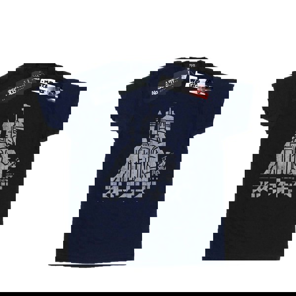 Star Wars Mens Kanji Boba Fett T-Shirt - Navy Blue