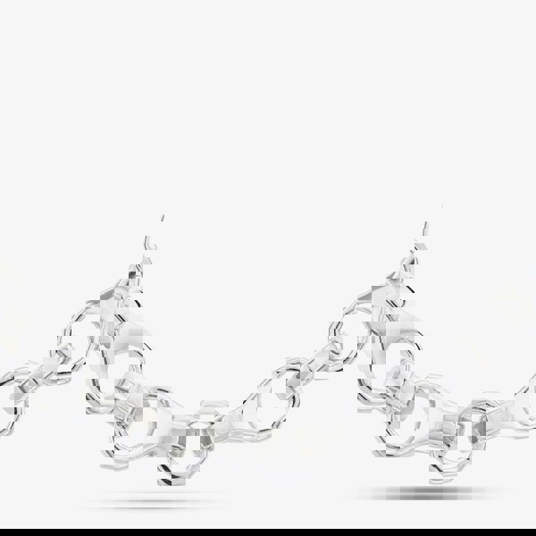 T. H. Baker Argentium Silver 18 Inch Bolt Style Link Chain ARG-943023-18