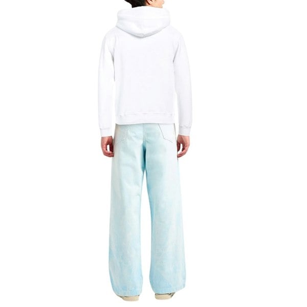 Dsquared2 Cool Fit Maple Leaf White Hoodie