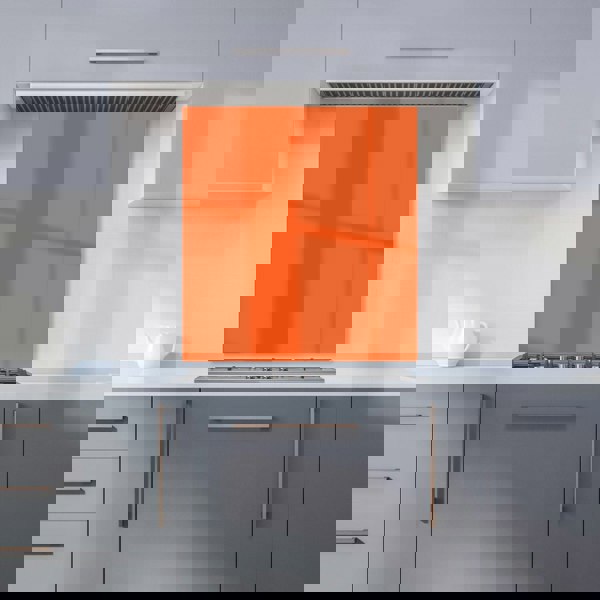 Warren Reed - Designer Burnt Orange Kitchen Splashback