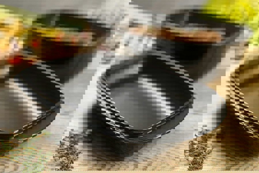 Kuhn Rikon EASY Glass Roaster Set non-stick coated 4.3L + 2.2L