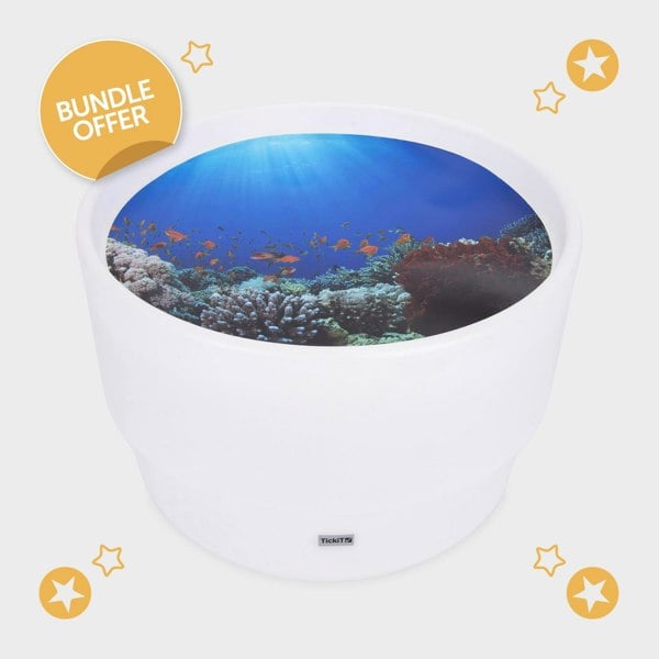 tickit Discovery Glow Table & Under The Sea Discovery Play Mat