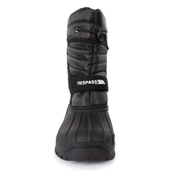 Trespass Unisex Dodo Pull On Winter Snow Boots - Black X - 