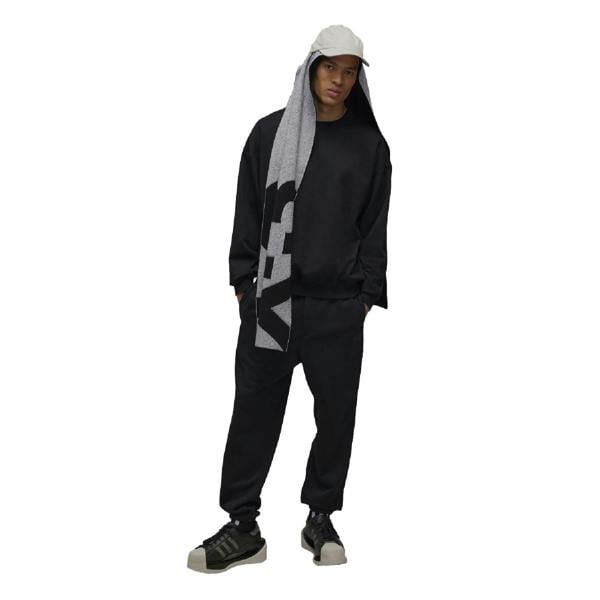 Y-3 Mens Brushed Terry Jogging Bottoms - Black - 