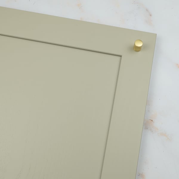 Handle & Home 32mm Brushed Brass Cylinder Knob