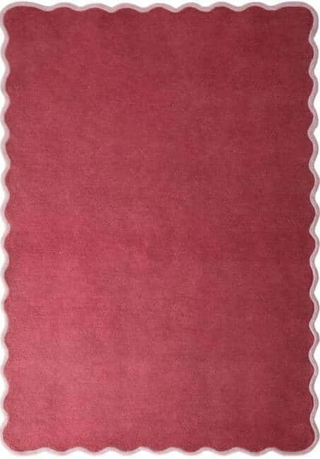 The Rugs Scalloped Elsie Bordered Design | Elegant Wool Rugs