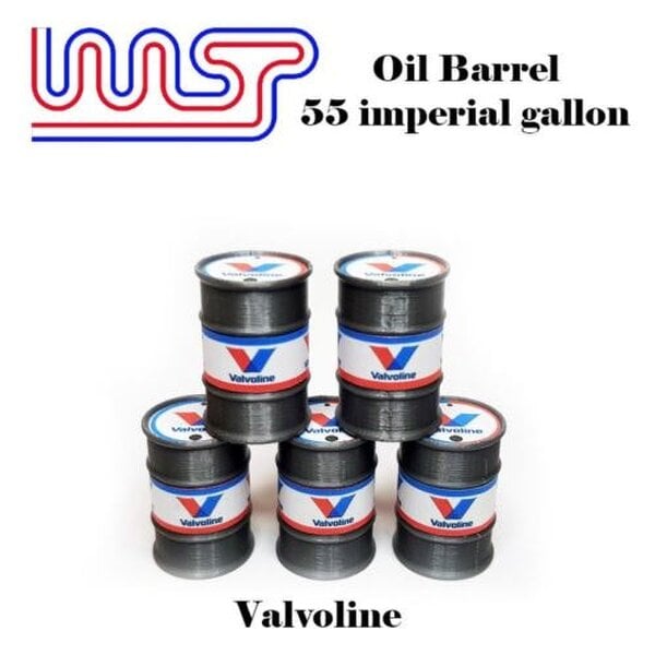 MCSlots Valvoline 5 x Barrel Drum 1:32 Scale Slot Car Track Scenery Wasp 55