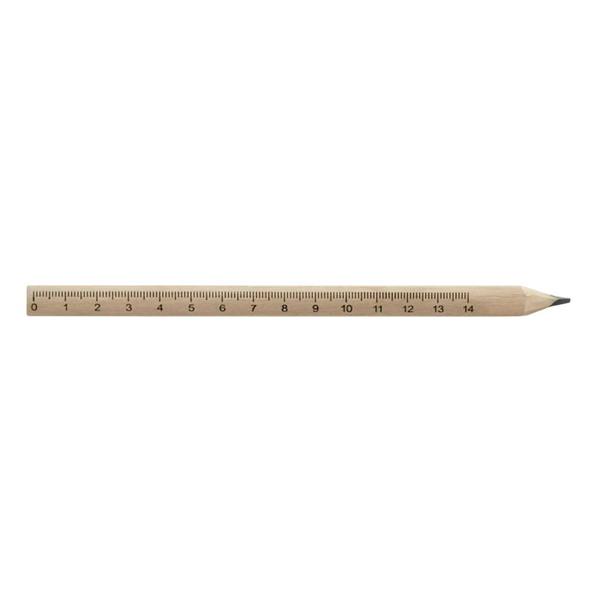 MidOcean Maderos Pencil With Ruler - Wood - 