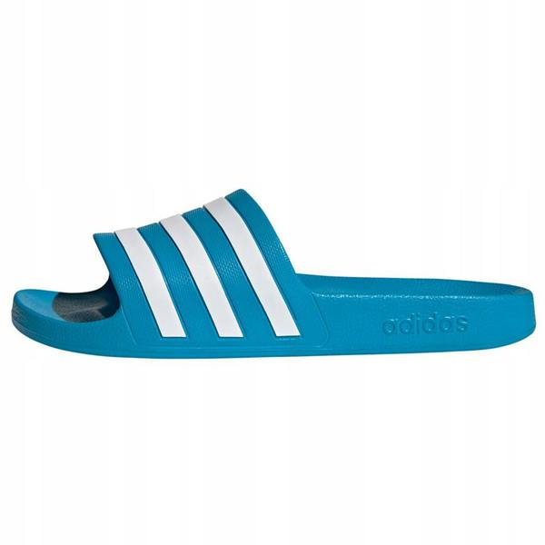 Adidas Mens Adilette Aqua Sliders - Blue - 