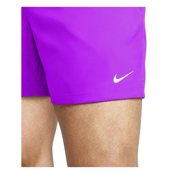 Nike Mens Embroidered Logo Regular Swim Shorts - Bright Violet - 