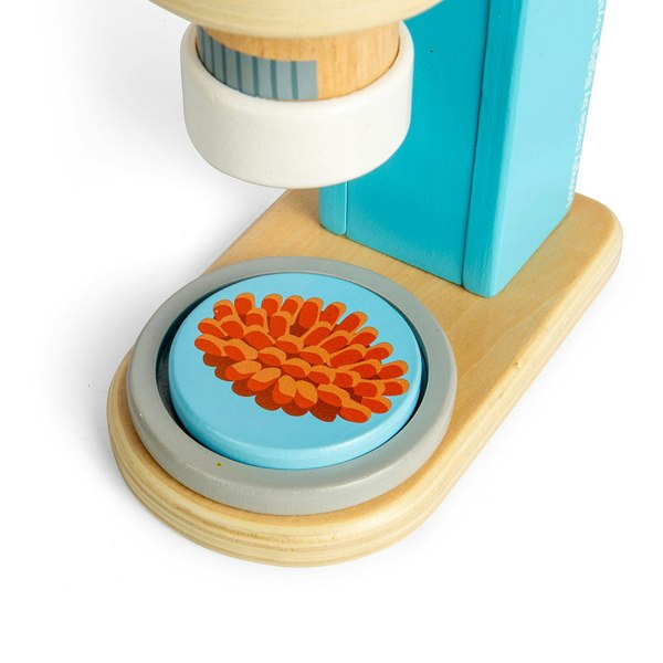 Bigjigs Toys Wooden Microscope - Includes 3 Lenses And 10 Wooden Discs