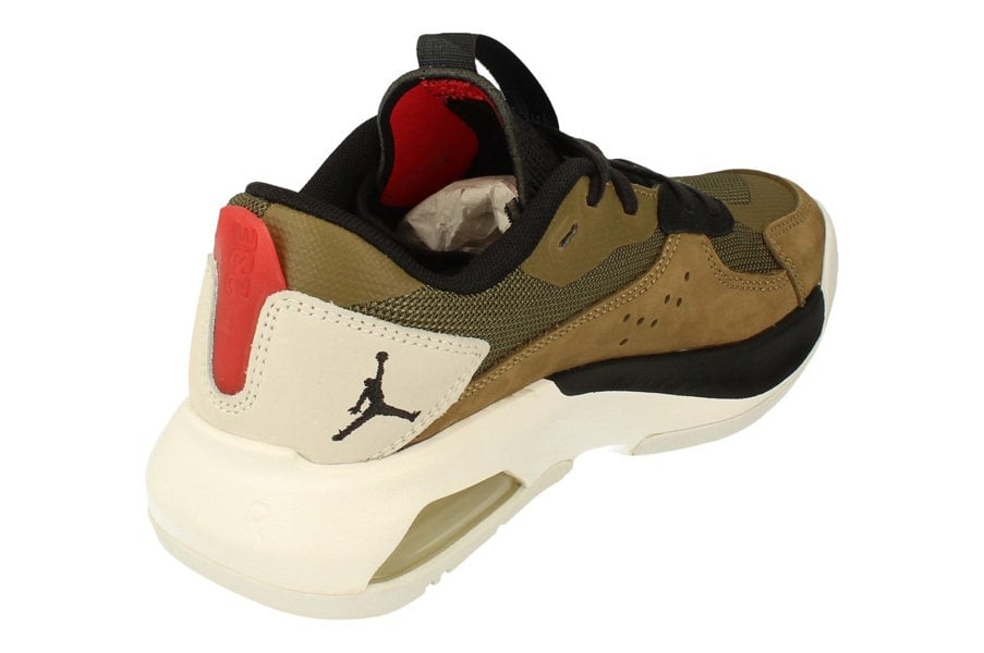 Nike Air Jordan 200E Womens Trainers Dh7381  261 - Medium Olive University Red 261 - Photo 2