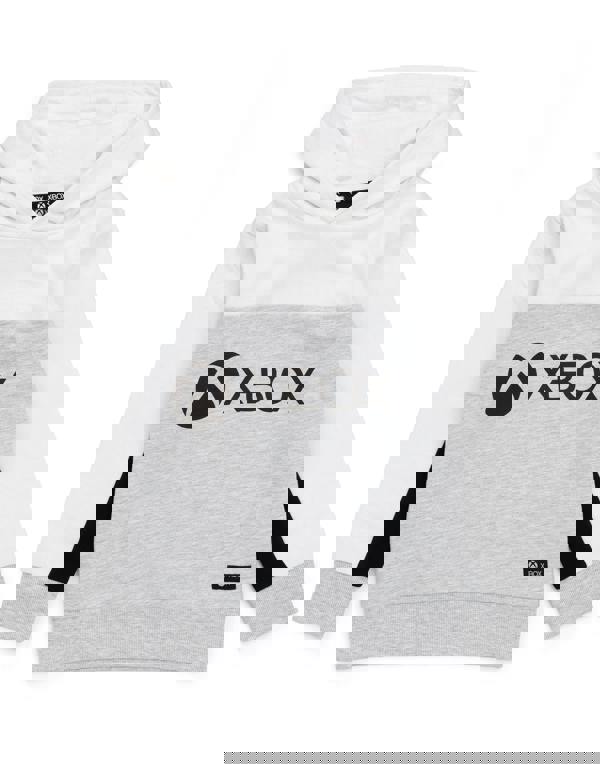 Xbox Boys Grey Logo Print - Cut & Sew Hoodie