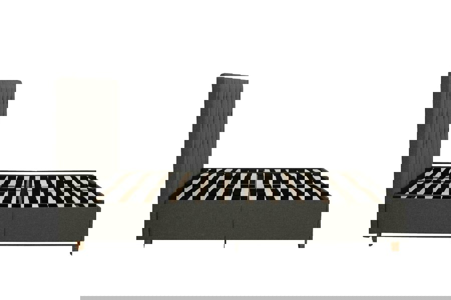 Dorel Home Emily Upholstered Bed Fabric Grey - King