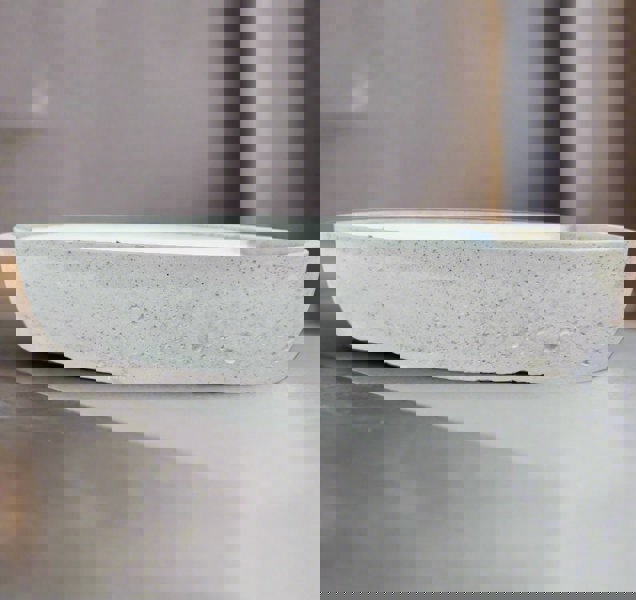 concrete loaf bowl candle