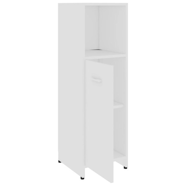 Berkfield 4 Piece Bathroom Furniture Set White Engineered Wood