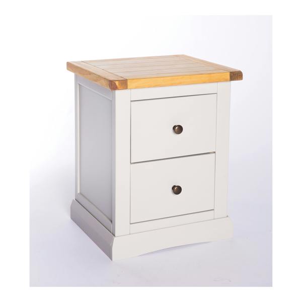 Cabinet Bits Loreo 2 Drawer Bedside Table