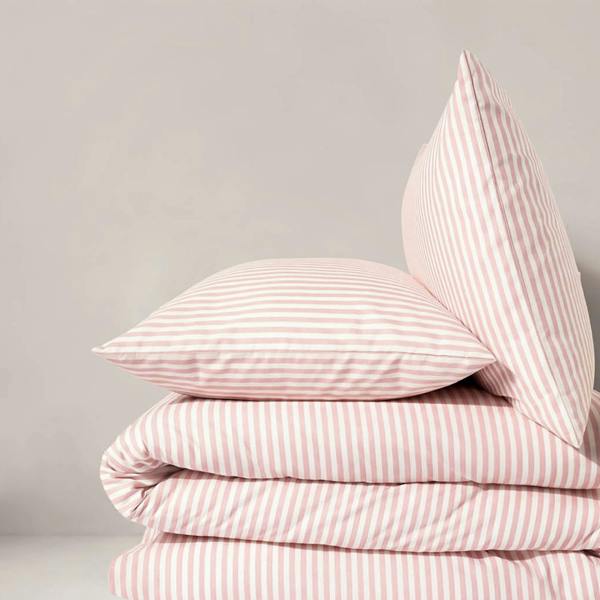 Martex Studio Edition Pink Pinstripe Duvet Cover Set