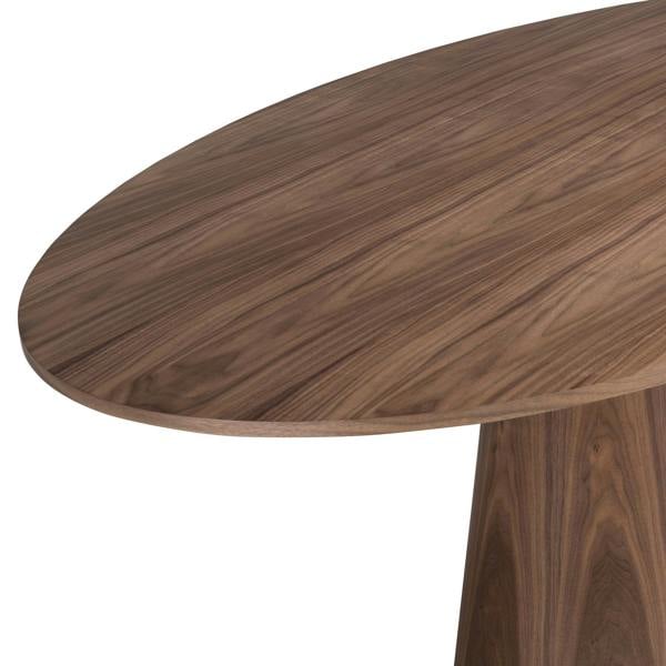 Angel Cerdá Oval walnut dining table 1013