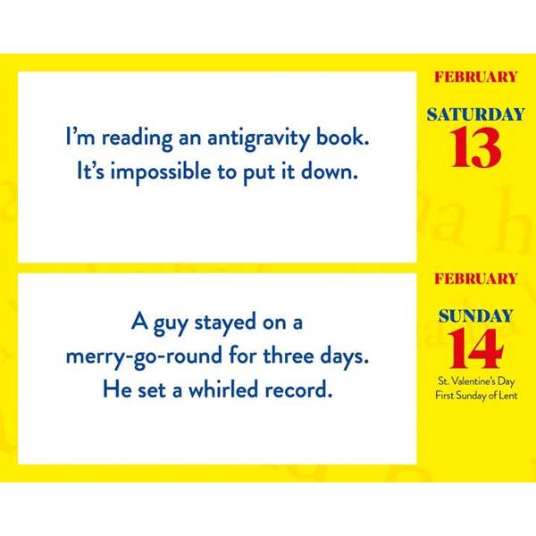 Laugh a Day Desk Calendar 2027, Desk Calendars, Day To View, Humour, Gift