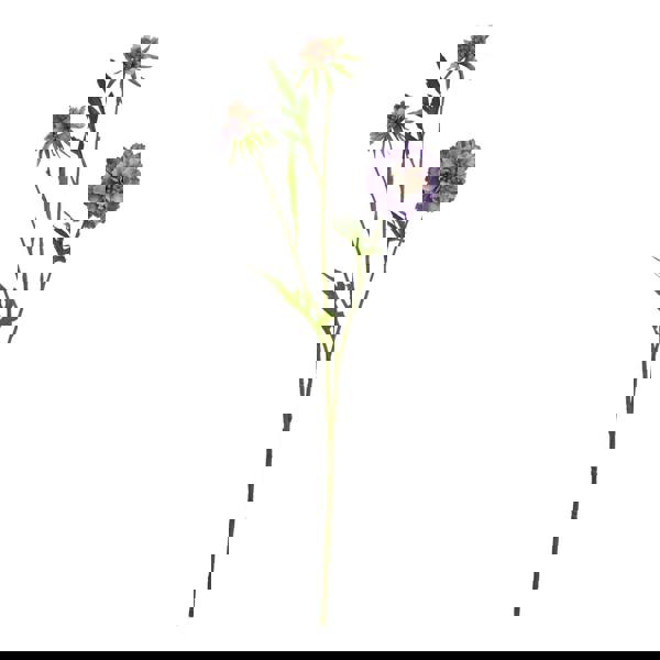 Hill Interiors The Natural Garden Collection Scabious Stem Artificial Plant - Purple - 