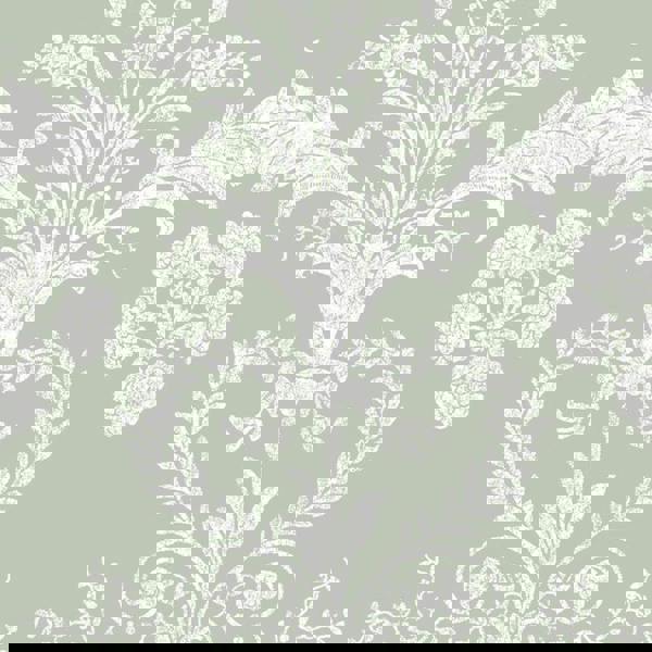 Laura Ashley Josette Wallpaper - Sage Green - 10m