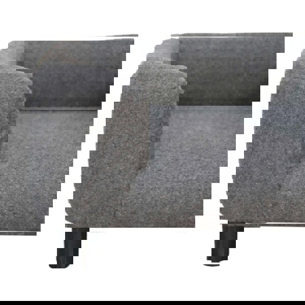 Artisan Furniture Solid Wood Mini Battleship Tweed Pet Sofa Bed