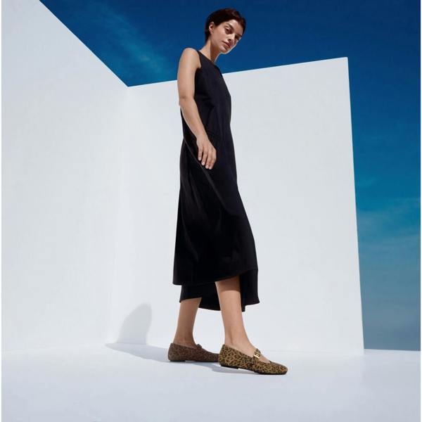 FitFlop DELICATO SUEDE LEOPARD Mary Jane in Brown