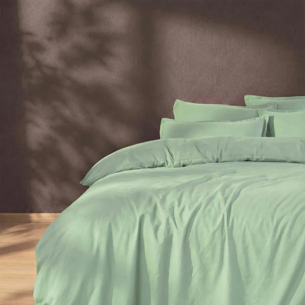 Martex Signature Washed Cotton Duvet Cover Set - Quiet Moss