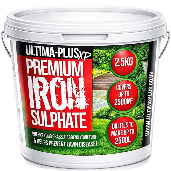 Ultima Plus XP ULTIMA-PLUS XP Premium Iron Sulphate - Greens Grass and Hardens Turf Makes up to 1000L & Covers up to 1000m2(1kg)