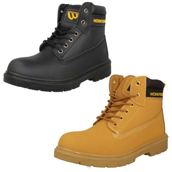 Workforce Mens Workforce Steel Toe Cap Lace Up Safety Boots WF301/302