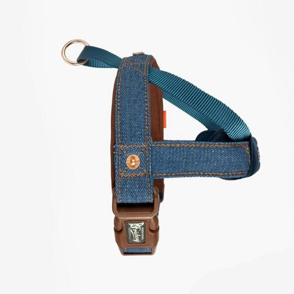 EzyDog Quick Fit Dog Harness in Denim