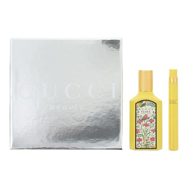 Gucci Flora Gorgeous Orchid Eau de Parfum 50ml + Eau de Parfum 10ml Travel Spray Gift Set for Her
