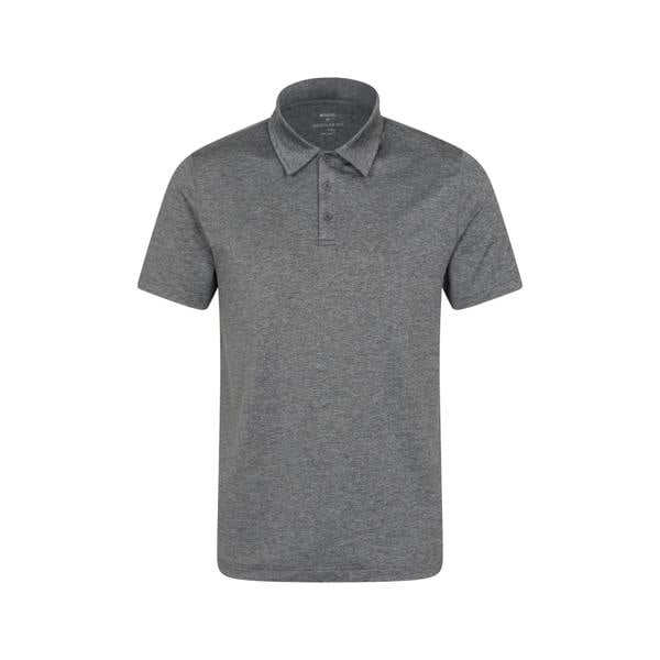 Mountain Warehouse Mens Deuce IsoCool Polo Shirt - Charcoal - 