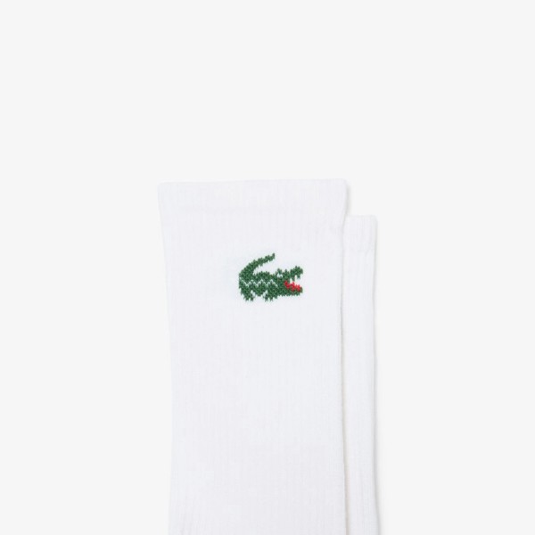 Lacoste 6-Pack Jacquard Crocodile  Sport Socks