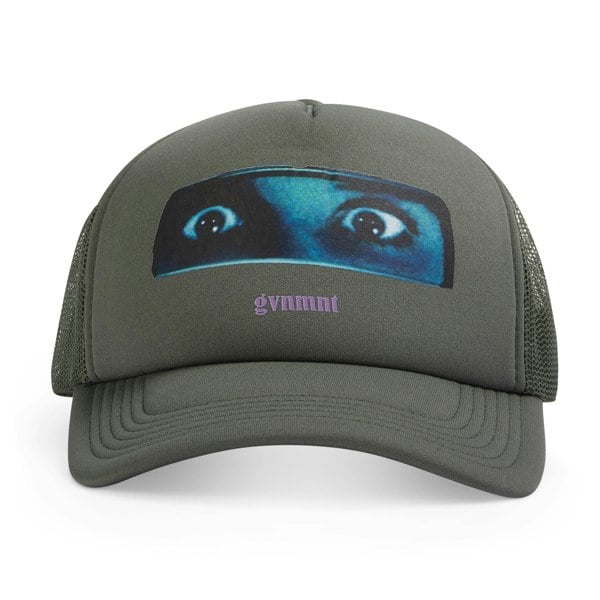 GVNMNT Clothing Co Check ya mirrors Trucker Cap - Green