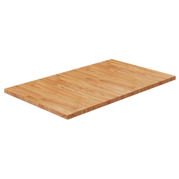 Berkfield Bathroom Countertop Light Brown 100x60x2.5cm Treated Solid Wood