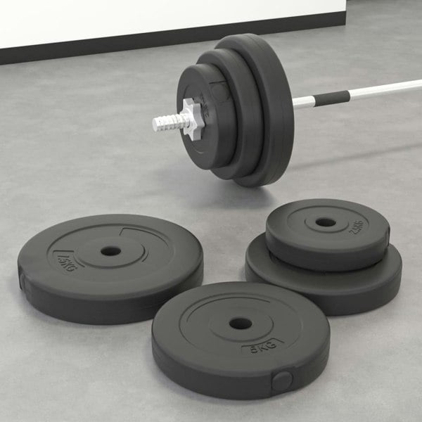Berkfield Weight Plates 6 pcs 30 kg Cement