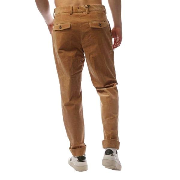 Boss Mens Perin Pleated Roll Up Trousers - White - 