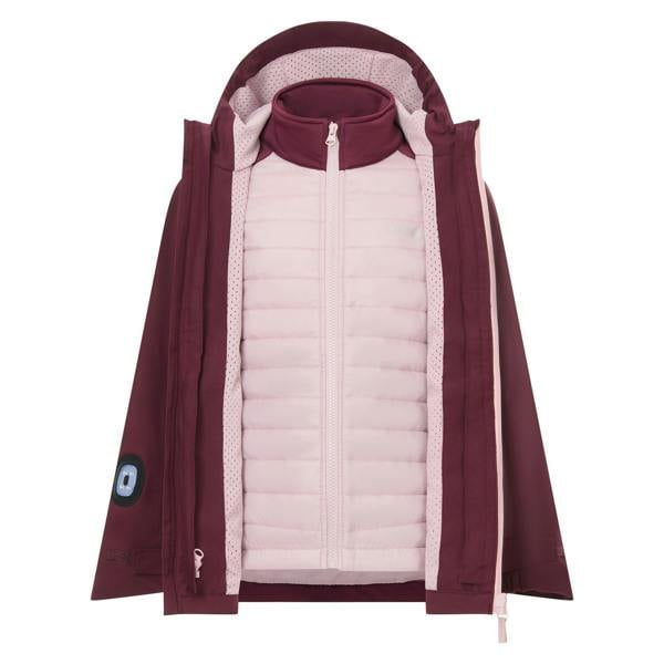 Regatta Childrens/Kids Trekktain 3 in 1 Jacket - Fig/Powder Lilac - 