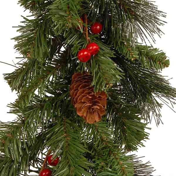 Leaper Christmas Pine Cone Vine Wreath