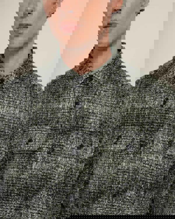 Larsson & Co Dragor - Shadow Check Jersey Casual Overshirt