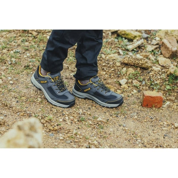 Caterpillar Elmore Mens Safety Trainers - Grey