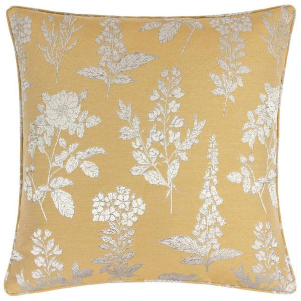 Wylder Sophia New Floral Jacquard Cushion Cover - Gold - 
