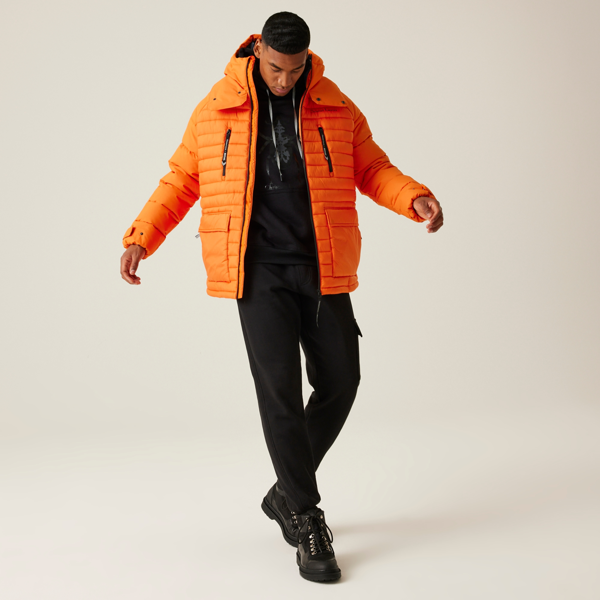 Regatta Mens Christian Lacroix Congenies Short Padded Jacket - Carrot