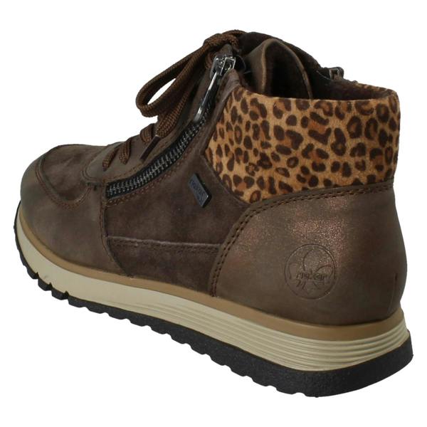 Rieker Ladies Rieker-Tex Double Zip Ankle Boots 49040