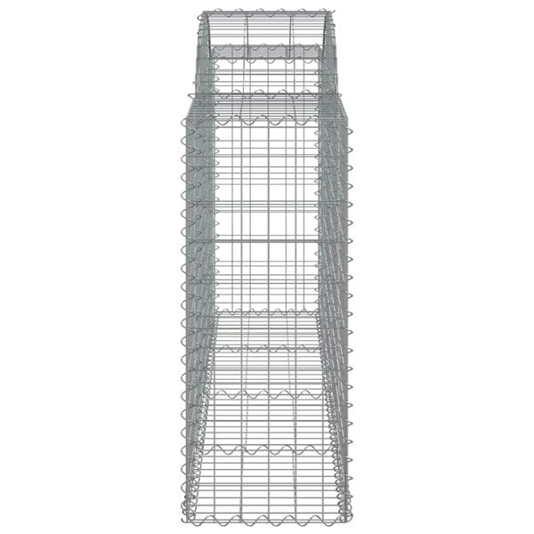 Berkfield Arched Gabion Baskets 3 pcs 200x50x100/120 cm Galvanised Iron