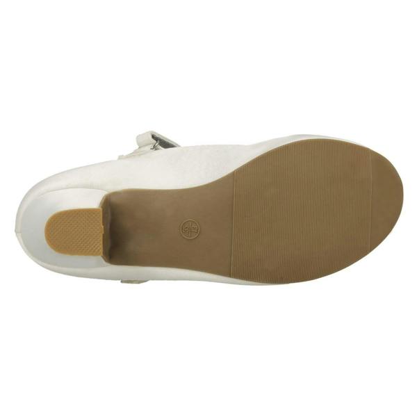 Spot On Girls Spot On Mid Heel Diamante Strap Shoes
